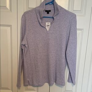J. Jill Light Purple Long Sleeve Tee